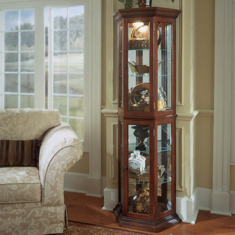 Three Posts Hollingdon Lighted Curio & Reviews Wayfair